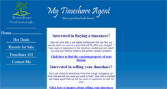 Desktop Screenshot of mytimeshareagent.net